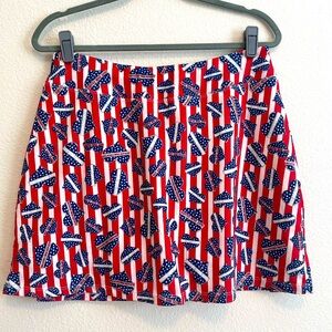 Patriotic Golf Skirt